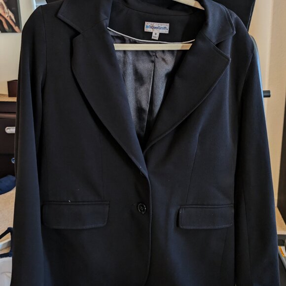 Black TravelSmith Jacket Size 10 - Picture 2 of 3